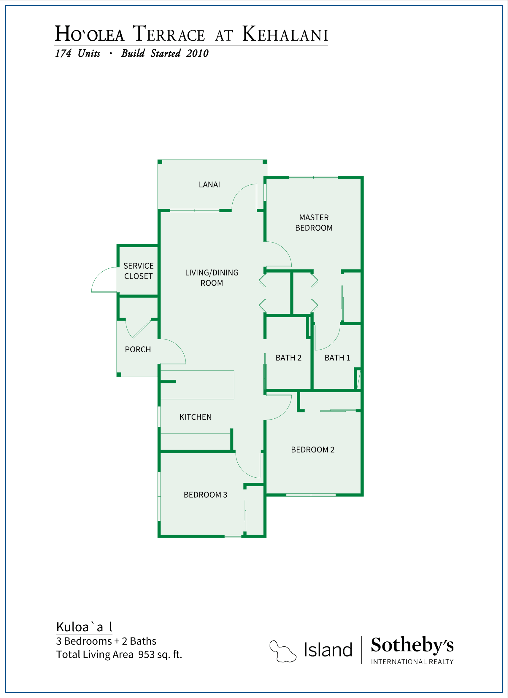 Hoolea Terrace Floor Plan 1
